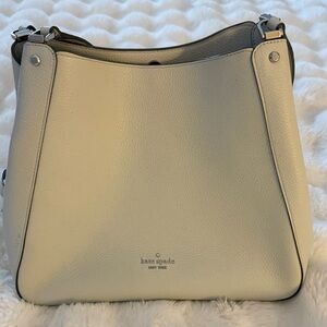 Kate Spade Cream Leather Shoulder Bag